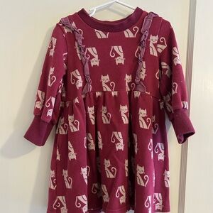 Winter / Fall Cat 🐱 dress. | size 100 or 4T